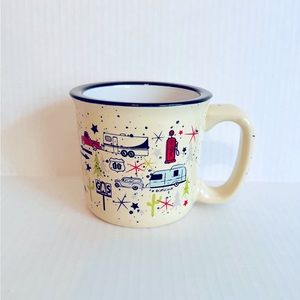 Camp Casual The Mug “Wanderlust White” Retro Style RV Camper 15 Oz Coffee Mug